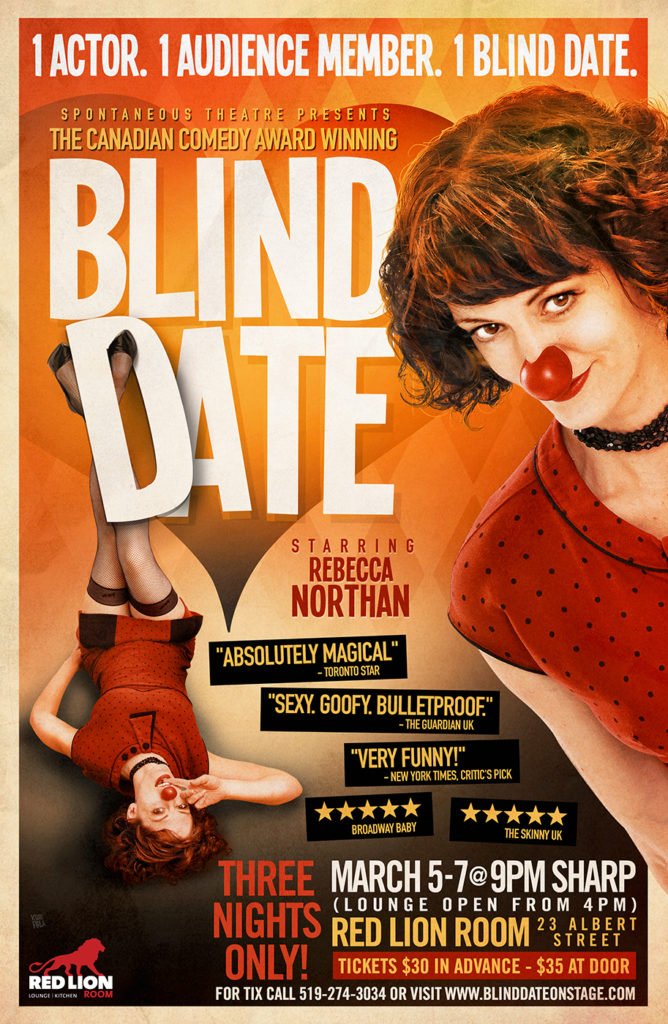 Image result for blind date toronto spontaneous theatre